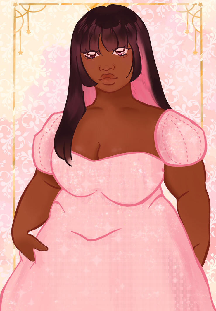 Fantasy Self Portrait, Procreate, 2024