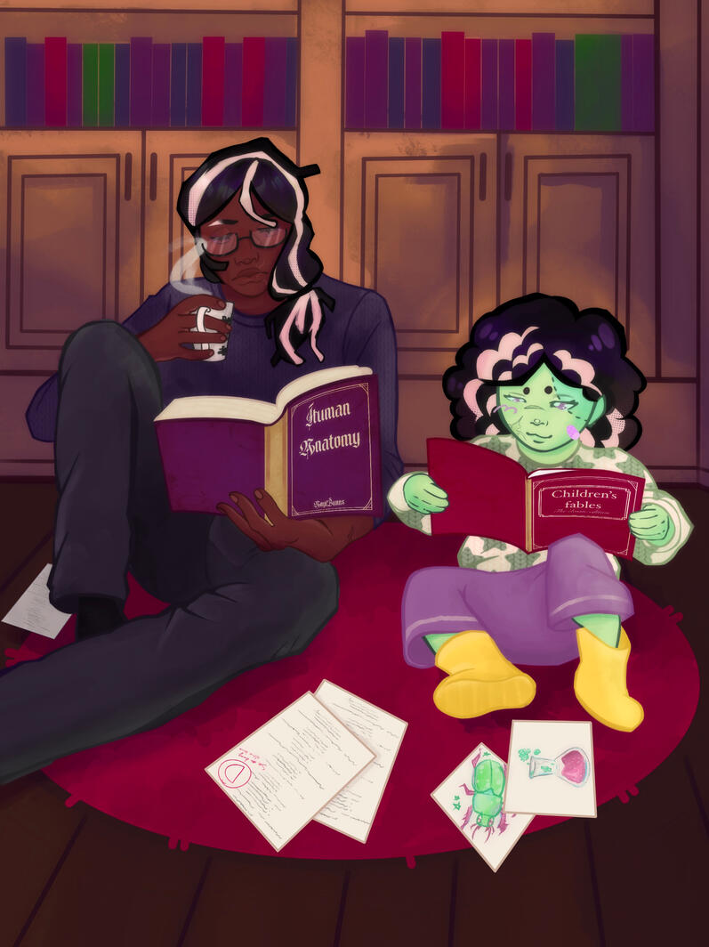 Paper Pocket Folder, Procreate, 2024