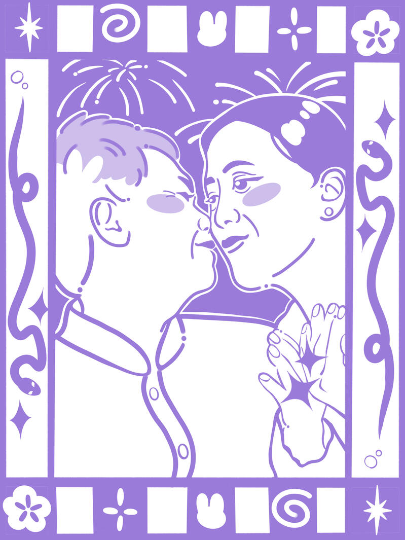 ความรัก, Procreate, 2025